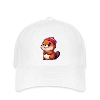Bieber - Flexfit Cap - Weiß - Vorne