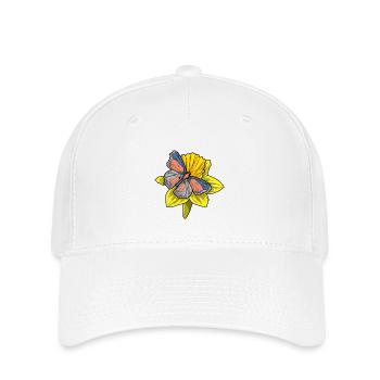 Butterfly Daffodil - Flexfit Cap - white - Front