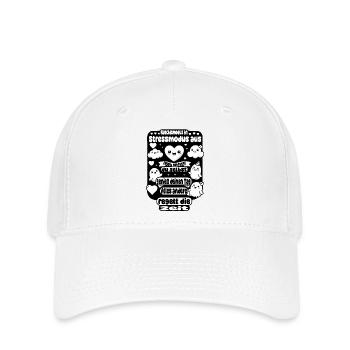 Cuddle mode on – stress mode off - Flexfit Cap - white - Front