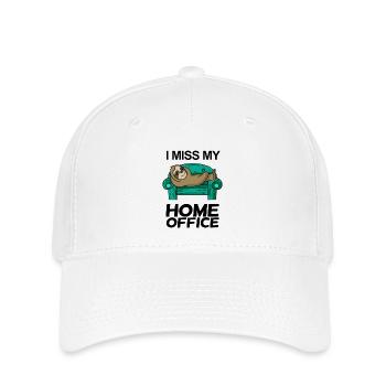 Home Office Saying Funny - Flexfit Cap - white - Front