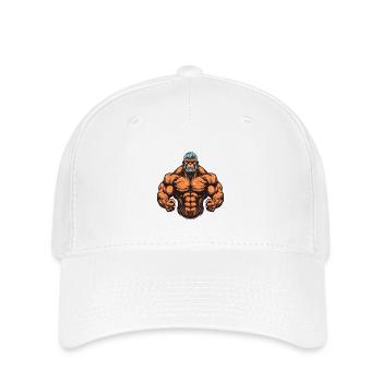 Beast Fitness Muscles - Casquette Flexfit - blanc - Devant