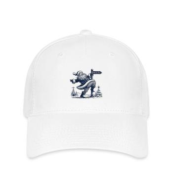 Drôle de Père Noël Pole Dance Fun - Casquette Flexfit - blanc - Devant
