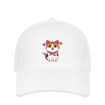 GELIEBTE HAUSTIERE - Flexfit Cap - Weiß - Vorne