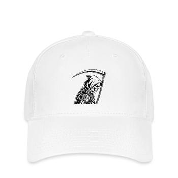 FUTURISTIC GRIM REAPER - Flexfit Cap - white - Front