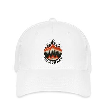 FEUER STOPPEN - Flexfit Cap - Weiß - Vorne