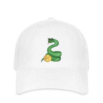 Chinese Zodiac Snake - Flexfit Cap - white - Front