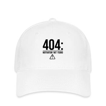 404: Motivation not found - Flexfit Cap - white - Front