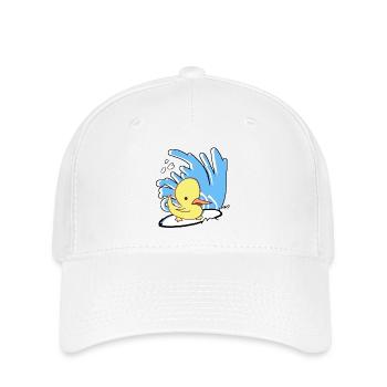 Surfin'Duck - Flexfit Cap - white - Front