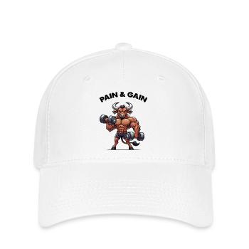 stier fitness - Flexfit Cap - Weiß - Vorne