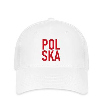 Polska Lettering - Polen - Poland - Flexfit Cap - white - Front
