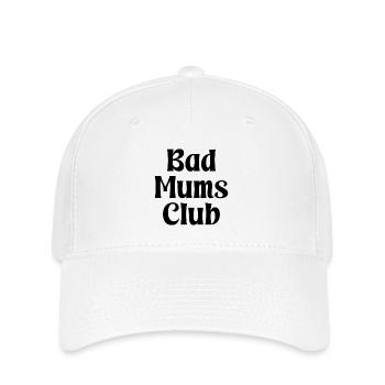 Club des mauvaises mamans - Casquette Flexfit - blanc - Devant
