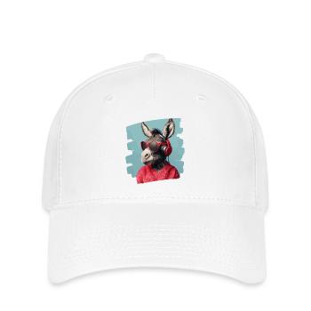 Esel - Flexfit Cap - Weiß - Vorne