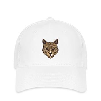 Cat Portrait - Flexfit Cap - white - Front