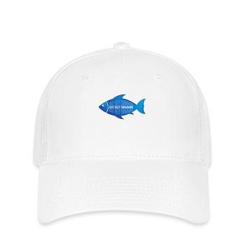 Schwimmender Fisch Poisson nageur - Casquette Flexfit - blanc - Devant