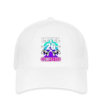 gaming geburtstag haha wie - Flexfit Cap - Weiß - Vorne