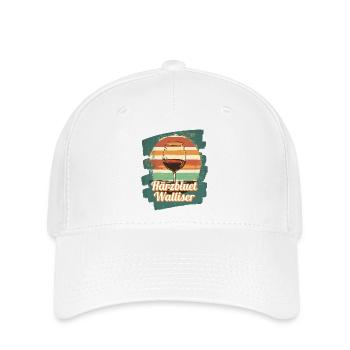 Härzbluetvalis, Valais, Valais, Switzerland - Flexfit Cap - white - Front