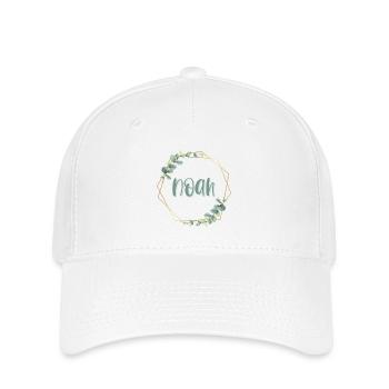 Noah Personalized Gift for Boys - Flexfit Cap - white - Front