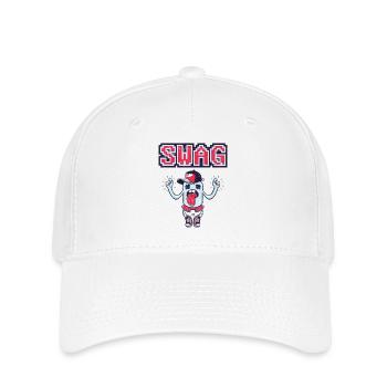 Swag Cartoon – Style rétro - Casquette Flexfit - blanc - Devant