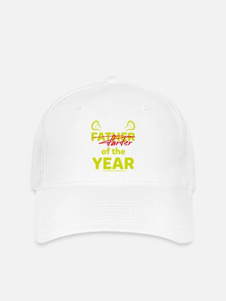 Shrek Design med at sige Årets Far Sjov - Flexfit Cap - hvid
