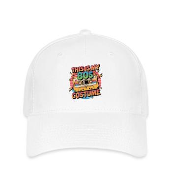 C’est mon costume des années 80 Années 1980 Vintage Classique Rétro - Casquette Flexfit - blanc - Devant