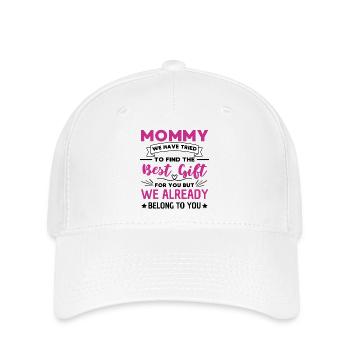 Liebevolles Mama Design Muttertag - Flexfit Cap - Weiß - Vorne
