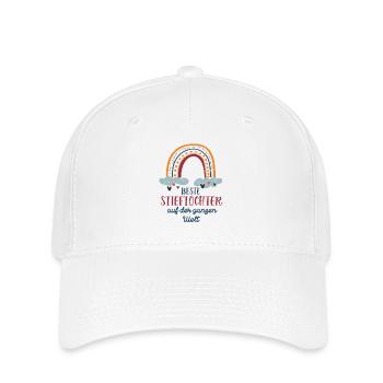 Beste Stieftochter Bonustochter Stiefkind Tochter - Flexfit Cap - Weiß - Vorne