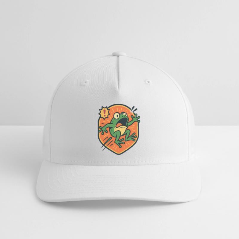 Panikfrosch-Abzeichen Flexfit Cap
