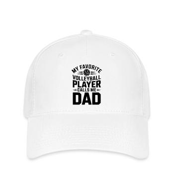 Volleyball Spruch Lustiges Volleyball Geschenk - Flexfit Cap - Weiß - Vorne