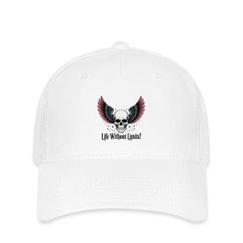 DES OS LA VIE SANS LIMITES - Casquette Flexfit - blanc - Devant