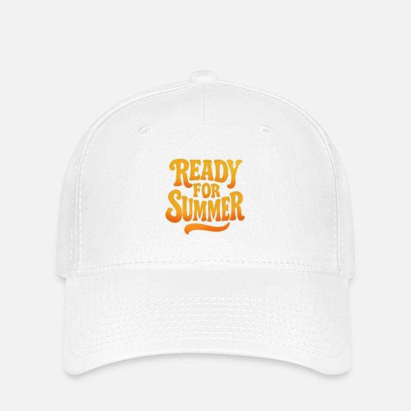 READY FOR SUMMER - Flexfit Cap - white
