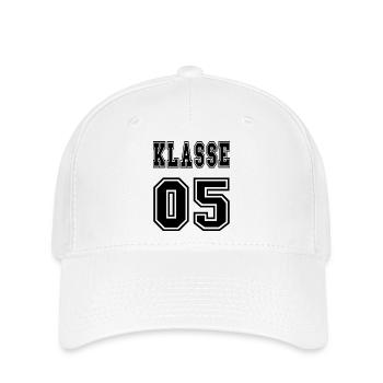 KLASSE 5 - Fünftklässler - weiterführende Schule - Flexfit Cap - Weiß - Vorne