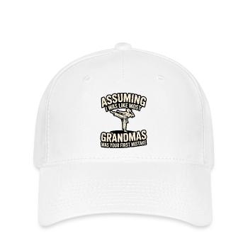 Martial Arts Grandma Saying Grandmother Karate - Flexfit Cap - white - Front