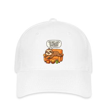 Paresseux - Casquette Flexfit - blanc - Devant