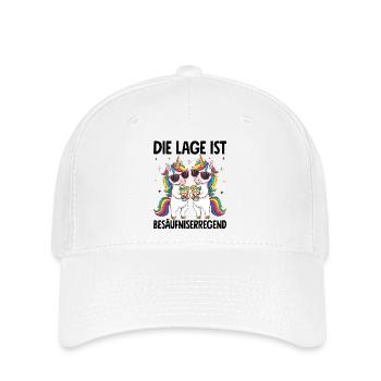 La situation est l’ivresse - Casquette Flexfit - blanc - Devant