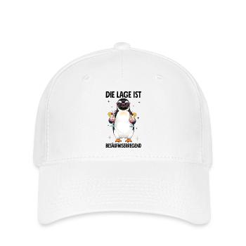 Die Lage Ist Besäufniserregend - Flexfit Cap - Weiß - Vorne