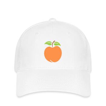 Minimalistisches und natürliches Angeln - Flexfit Cap - Weiß - Vorne
