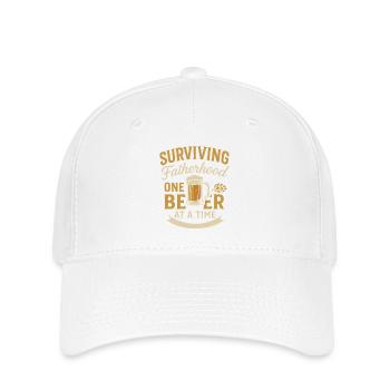 Planet before profit - Flexfit Cap - white - Front