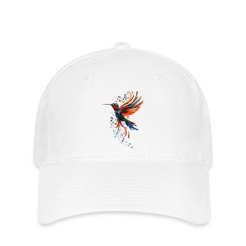 Colibri Colibri Colibri Oiseau Colibris Colibri mignon - Casquette Flexfit - blanc - Devant