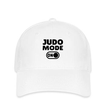 Judo Mode ON – Strength, Discipline & Fighting Spirit - Flexfit Cap - white - Front