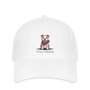 True Friends Dog Bandana - Flexfit Cap - white - Front