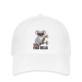 Ciao Bella - Flexfit Cap - Weiß - Vorne