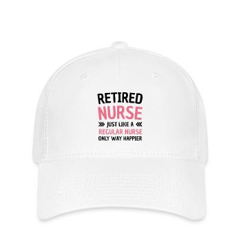 Krankenschwester im Ruhestand Krankenpflege im Ruhestand im Ruhestand - Flexfit Cap - Weiß - Vorne