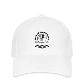 Chase Dreams Not Riches Motivational - Flexfit Cap - Weiß - Vorne