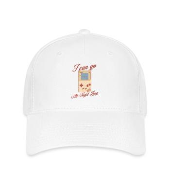 Retro Gaming I Can Go All Night Long Game Console - Flexfit Cap - white - Front