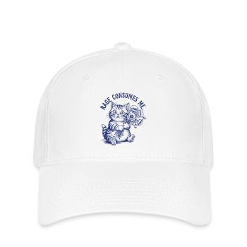 Rage Cat: Furious Feline - Flexfit Cap - white - Front