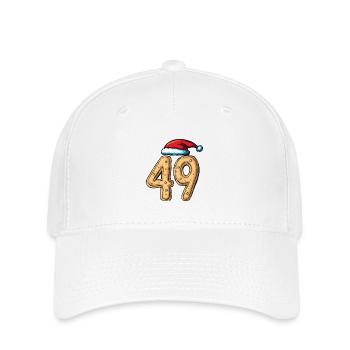 49 Number Biscuit Christmas - Flexfit Cap - white - Front