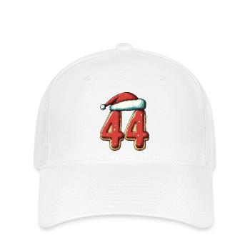 44 Number Biscuit Christmas - Flexfit Cap - white - Front