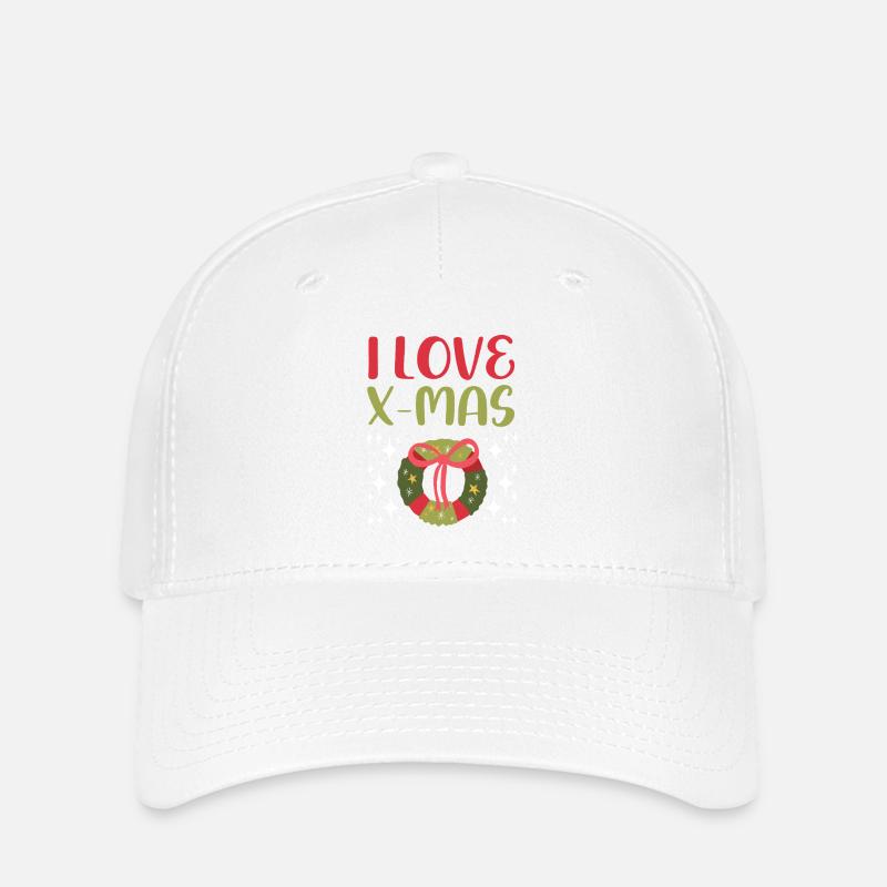I love Xmas Christmas - Flexfit Cap - white
