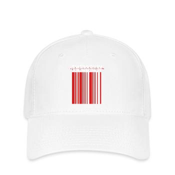 Emergency Streifen Kontrast - Flexfit Cap - Weiß - Vorne