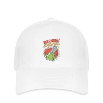 Lab Technician Warning May Spontaneously Scientist - Flexfit Cap - Weiß - Vorne